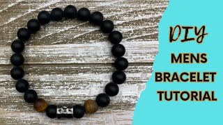 The BEST and EASIEST Mens Bracelet How to TUTORIAL [upl. by Maer]