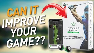 CAN THIS SMART CADDIE FIX MY GAME ARCCOS Unboxing Setup amp First Impressions [upl. by Llehcal]