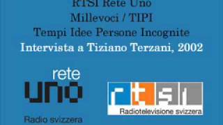 Tiziano Terzani  Intervista a Rete Uno Millevoci 2002 [upl. by Erkan]