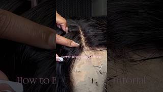 How to bleach knots 6x6 closure wigs fyp wigcolorist [upl. by Blaine]