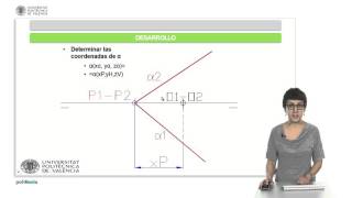 REPRESENTACIÓN DEL PLANO EMPLEANDO EL SISTEMA DIÉDRICO   UPV [upl. by Aikemehs]