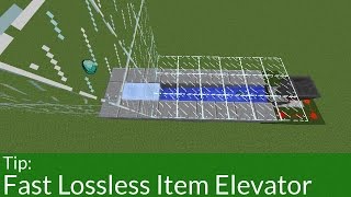 Super Fast Lossless Item Elevators in Minecraft 19 [upl. by Ayekahs842]