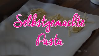 Selbstgemachte Pasta  Bandnudeln mit der KitchenAid [upl. by Nico]