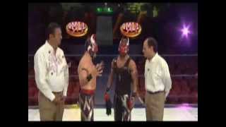 VOLADOR JR VS MISTICO ANTES DEL MANO A MANO parte1 [upl. by Ojahtnamas928]