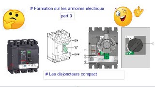 Formation sur 😜 les armoires électriques ☺️ 👉 les disjoncteurs compact 👈 [upl. by Luella]