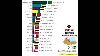 Top 20 Richest Arabs Countries in the world [upl. by Berta]