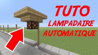 TUTO COMMENT CREER UN LAMPADAIRE AUTOMATIQUE  MINECRAFT PS4 FR [upl. by Aicilyt844]