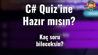 C Quiz  Kaç Soru Bileceksin  Cevaplar Yoruma [upl. by Nina]