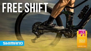 How does FREE SHIFT change gears without pedaling  SHIMANO [upl. by Marcie]