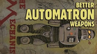 FO4 Better Automatron Weapons  Weapon Rebalance Mod [upl. by Onej]