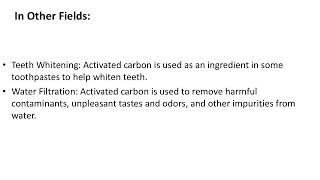 Activated Carbon Applications Mechanism of Action and Precautions [upl. by Alyahs877]