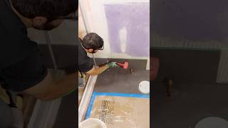 How to Tile Over Drywall  shorts homerepairtutor [upl. by Anoi]