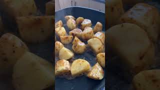 Skillet Potatoes grill braai homecook shorts [upl. by Butte]