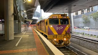 VLine N459 City of Echuca Arriving at Southern Cross Station from Bairnsdale [upl. by Nobile931]