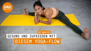 YogaFlow zur Entspannung  yogamitsaralyn  DAKGesundheit [upl. by Dela755]