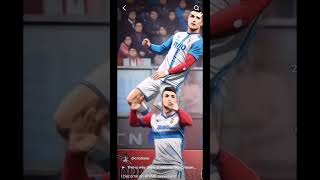 Cristiano Ronaldo Animation of Header shorts cristianoronaldo [upl. by Edmee]