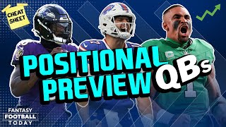 Quarterback Preview Best Strategy ADP Debates Draft Guide  2024 Fantasy Football Advice [upl. by Winona]