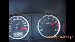 NISSAN Almera 15 TURBO acceleration 130220 kmh PeriTroxongr [upl. by Lyndell]