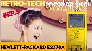 RETROTECH ○ HEWLETTPACKARD E2378A Vintage Multimeter Mini Review amp Teardown [upl. by Oremoh]