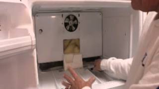 Water leaking inside GE or Hotpoint refrigerator  Freezer [upl. by Docilu]