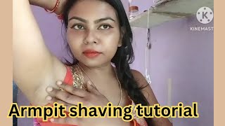 Armpit Underarmhair waxing for beginners [upl. by Raji]