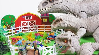 The BIGGEST Super Colossal Figures Collection Haul  TRex Giganotosaurus Indominus Rex and More [upl. by Geilich612]