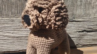 PERRO CANICHE 🐩 tejido A crochet PASO A PASO [upl. by Barbabas]