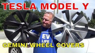 MODEL Y GEMINI WHEEL COVERS [upl. by Bezanson216]