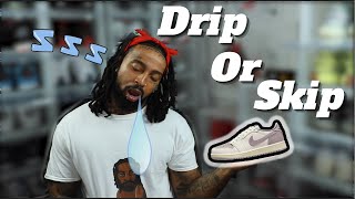 Air Jordan 1 Retro Low OG Atmosphere Grey  Drip Or Skip [upl. by Elsy169]