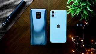 Redmi Note 9 Pro vs iPhone 11 Detailed Camera Comparison [upl. by Niac804]