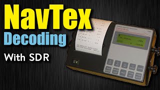 Decoding NavTex with Software Defined Radio  SDRuno RSPdx [upl. by Nidraj861]