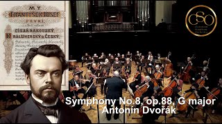 Symphony No8 op88 G major by Antonín Dvořák Performed by the Claremont Symphony Orchestra CSO [upl. by Neellok]