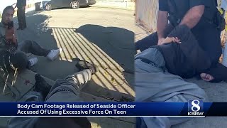 Bodycam video released in Seaside police excessive force investigation [upl. by Feenah]