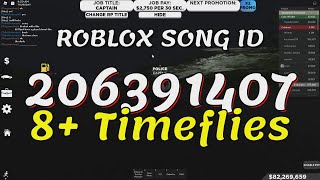 8 Timeflies Roblox Song IDsCodes [upl. by Nniuq643]