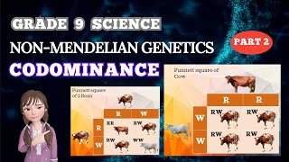 NONMENDELIAN GENETICS CODOMINANCE  GRADE 9 SCIENCE  BIOLOGY [upl. by Rollet]