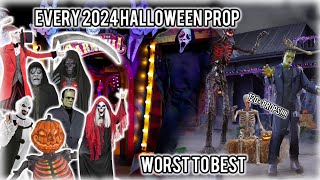 RANKING EVERY 2024 HALLOWEEN PROP  WORST TO BEST 120 Animatronics [upl. by Neersin]