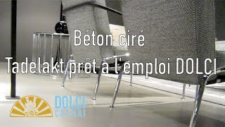 Béton ciré Tadelakt prêt à lemploi DOLCI [upl. by Haerdna237]