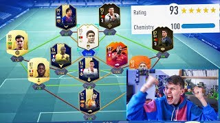 193 RATED  FIFA 19 BREAKING 193 FUT DRAFT WORLD RECORD [upl. by Iroc]