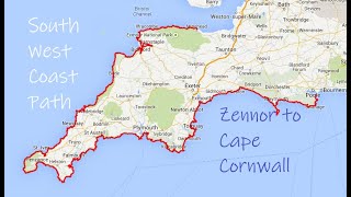 Walking the South West Coast Path Zennor to Cape Cornwall southwestcoastpath adventurewalks [upl. by Raveaux]