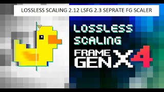 LOSSLESS SCALING 212 LSFG 23 FRAME GENERATION RESOLUTION SCALER [upl. by Susan]