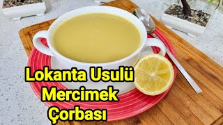 Esnaf Lokantalarında Çok Sevilen MERCİMEK ÇORBASI Tarifini Veriyorum❗️❗️ [upl. by Pillihpnhoj309]