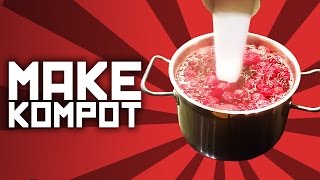 How to make kompot  Slav recipe with Boris [upl. by Attenwahs]