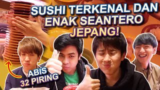 MAKAN DI RESTAURANT SUSHI YANG TERKENAL amp ENAK SEANTERO JEPANG [upl. by Sotsirhc]