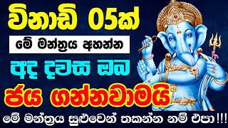 Shree Ganesha Mantra  මහා ගණපති මන්ත්‍රය  om gan ganpataye namo namah jai ganesh jai ganesh deva [upl. by Nellak]