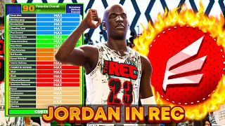 His Airness Michael Jordan Dominates in Random Rec in NBA 2K24 [upl. by Herson]