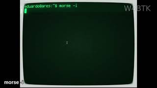 morse  um programa simples para Linux que ajuda a aprender código Morse [upl. by Akihc]