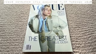 Vogue November 2024 Magazine Flip Through ASMR No Talking [upl. by Cowan760]