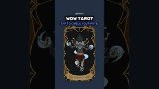 Warcraft Tarot — tap to check your fate 🔮 Read description for the details 👇 worldofwarcraft [upl. by Etom]