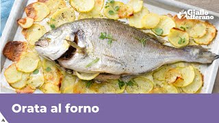 ORATA AL FORNO CON PATATE [upl. by Hoyt]