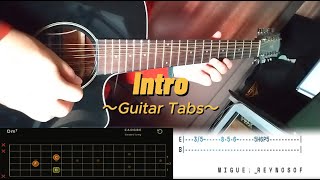 Intro Guitar tabs  Junior H  Requinto [upl. by Airamanna]